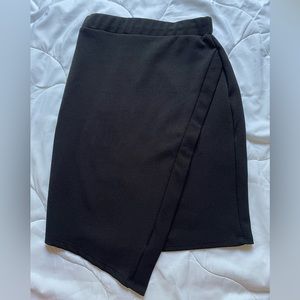 Ultra flirt S mini asymmetrical pencil skirt
